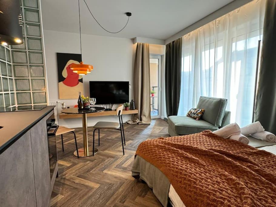 Art & Sunski Studio Z Garazem Podziemnym Krynica-Zdrój Zewnętrze zdjęcie